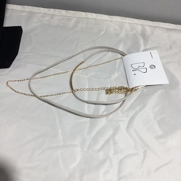 BP. 3-Pack Faux Suede & Chain Chokers (G1) - Picture 4 of 6